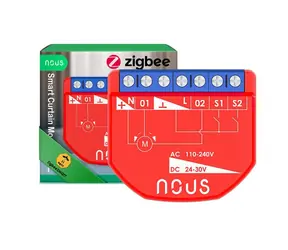 Nous B4Z Zigbee-Steuerung für Jalousien und Rollläden, 2 Kanäle / Verbrauchsmessung / 16 A