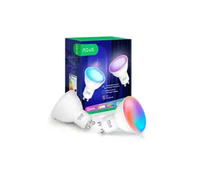 Nous P8 WLAN- SMART Glühbirne RGB GU10 Tuya 2 Stück / 4,5 W / 2700-6500 K / 350 lm