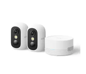 Anker Eufy C35 weiß / HomeBase Mini + 2x IP-Kameras / 1080p / 130° / Nachtsicht / microSD / WLAN