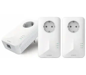 Strong Powerline 1000 TRI EU V2 / Set mit 3 Powerline-Adaptern / HomePlug AV/AV2 / 1000 Mbit/s / 1x GLAN / Reichweite bis zu 300 m