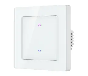 Avatto TS20- EU-W2 WLAN-Touch-Lichtschalter (2 Stromkreise) weiß