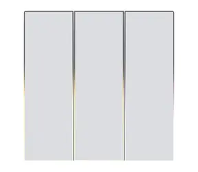 Avatto TS60- EU-W3 ZigBee TUYA Touch-Lichtschalter (3 Stromkreise) weiß