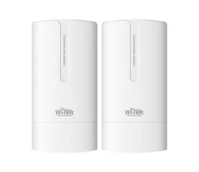 Wi-Tek WI-CPE110- Kit V2 Drahtlosverbindungsset / Reichweite 1 km / 2,4 GHz 300 Mbit/s / 24 V passives PoE-Netzteil