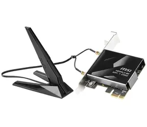 MSI WiFi PCIe-Adapter HERALD BE9400 WI-FI 7 / PCI-E / 6 GHz & 5 GHz & 2,4 GHz / Bluetooth 5.4