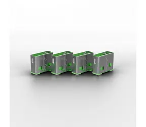 Lindy 40461 USB-Port-Blocker ohne Schlüssel grün / 10 Stück.