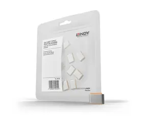 Lindy 40440 USB-C-Anschlussblocker, orange / 10 Stück
