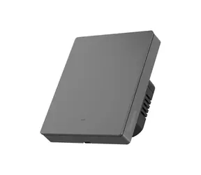 Sonoff SwitchMan Smart-Wandschalter M5 Matter Dunkelgrau / 1-Taste / 80 mm