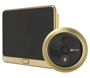 Ezviz DP2C Smart Doorbell Gold / WLAN / 1080p / Türspion / Türklingel / IR 5 m / PIR / LCD 4,3"