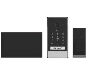 Ezviz EP7 Smart Home Gegensprechanlage, schwarz-silber / WLAN / 2K / 7"-Touchmonitor / kabellose Türklingel / IP65