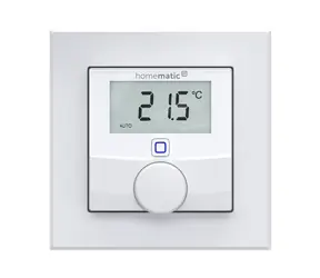 Homematic IP HmIP-WTH-3 Wandthermostat mit Feuchtigkeitssensor / IP20 / Stromversorgung 2x AAA