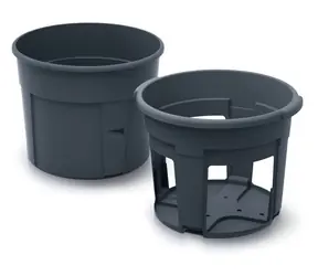 Prosperplast Kartoffeltopf 29,5 cm anthrazit