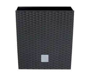 Prosperplast Rato Square anthrazit 26,5 x 26,5 x 50 cm / Blumentopf 