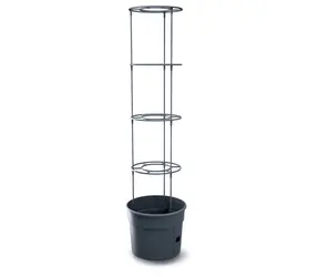 Prosperplast TOMATO GROWER Blumentopf für den Tomatenanbau 29,5 cm Anthrazit