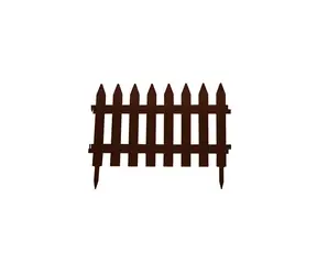 Prosperplast GARDEN CLASSIC 35 cm x 3,2 m braun 7 Stück / Zaun 