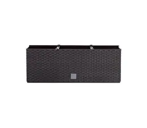 Prosperplast Rato Case 51,4 x 19 x 18,6 cm braun / Selbstbewässernder Blumentopf 