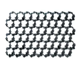 Prosperplast Grasfliese PLANT schwarz 60x40cm - 1,1m2 