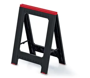 Prosperplast Titan STAND schwarz / Bauständer (Ziege) / 580x50x793 mm / Maximale Belastung: 175 kg