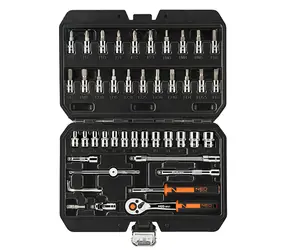 Neo Tools 10-004 / Steckschlüsselsatz / Chrom-Vanadium-Stahl / Koffer