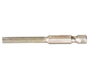 Makita D-73760 Rundfeile zum Schärfen von Kettensägenketten, 4,8 mm / 1/4"-Sechskant