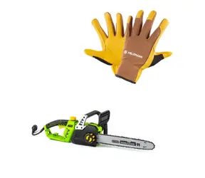 Fieldmann FZP 2025-E + FZO 7011 / Elektrokettensäge + Handschuhe / 2400W / 16"/405?mm