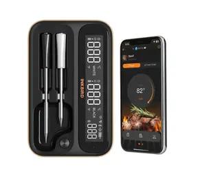 Inkbird BBQ Kabelloses WiFi & Bluetooth/100m Thermometer INT-12-BW