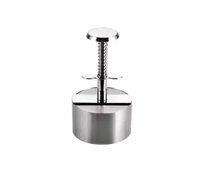 UG Grill Hamburgerpresse Edelstahl 8x14,2cm