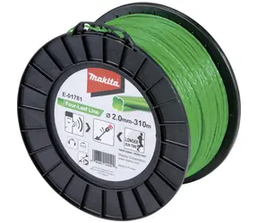 Makita E-01781 Vierschneid-Nylonfaden 2,0 mm 310 m grün