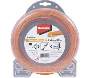 Makita E-01806 Vierklingen-Nylonschnur 2,4 mm 30 orange