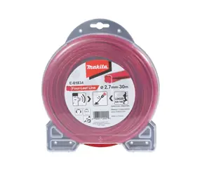 Makita E-01834 Vierklingen-Nylonschnur 2,7 mm 30 rot