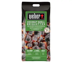 Weber 18401 / Kokosnussschalen-Grillbriketts 4 kg