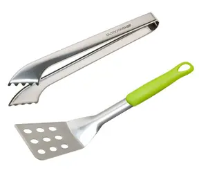 Outdoorchef 14.112.53 Starter-Grillbesteck-Set, 2-teilig / Grillzange + Wender