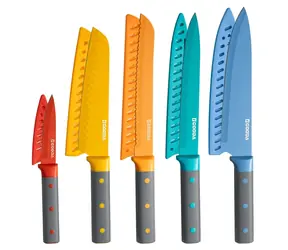 Gooda 10-teiliges Küchenmesserset, farbenfroh 