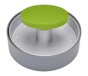 Outdoorchef Hamburgerpresse aus Aluminium, 12 cm