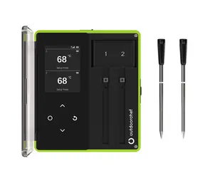 Outdoorchef Kabelloses Fleischthermometer mit 2 Sonden/Bluetooth/200 m Reichweite , Easy Check Dual