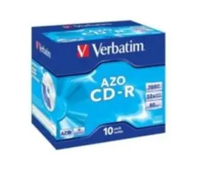 Verbatim 10 Stück CD- R 700 MB 52× / Crystal / JewelCase
