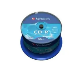 Verbatim 50 Stück CD- R 700 MB 52x (zusätzlicher Schutz) / Spindel