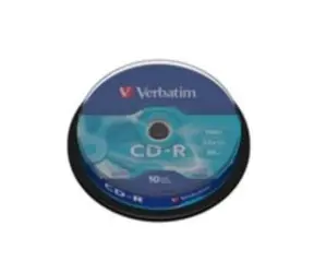 Verbatim CD- R 80 52x EXTRA Spindel 10 Stück/BAL