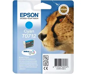 Epson T0712 Originalkartusche / 5,5 ml / Blau