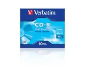 Verbatim CD- R 800 MB, 40x, Jewel Case 10 Stk
