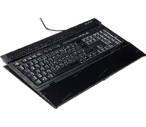 Revoltec Multimedia-Tastatur K102 Touch / CZ / USB / Schwarz