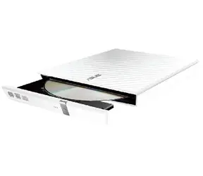 Asus SDRW-08D2S-U LITE weiß / DVD±RW ext. Brenner / Slim / USB 2.0 + DVD-Medien