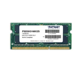 Patriot 8 GB (1x8 GB) 1600 MHz / SO-DIMM / DDR3 / CL11 / 1,5 V