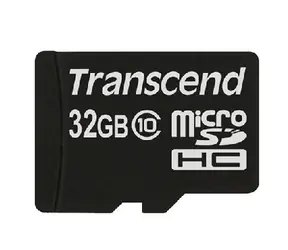 Transcend Micro SDHC 32GB / Micro SDHC / 32GB / Klasse 10 / ohne Adapter / Nachverkauf