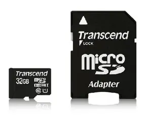 Transcend Micro SDHC 32 GB + SD-Adapter / Micro SDHC / 32 GB / Klasse 10 UHS-1