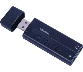 PremiumCord USB2.0-Audioadapter, unterstützt 5.1/7.1-Kanäle. Xear 3D