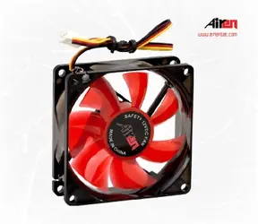 Airen FAN RedWings80 LED-Lüfter / leuchtend / 80 x 80 x 25 mm / 14,9 dBA / rot