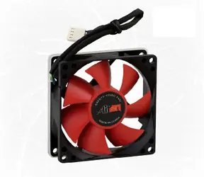 Airen FAN RedWings80 Clever Deluxe Lüfter / 80 x 80 x 25 mm / 21 dB / rot