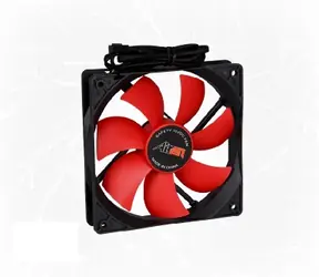 Airen FAN RedWings120 TC-Lüfter / thermische Geschwindigkeitsregelung / 120 x 120 x 25 mm / 16,9 dB / rot