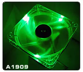 Thermaltake A1909 Thunderblade Grün / Lüfter 80x80x25mm / 21dB