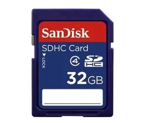 SanDisk SDHC 32 GB / Klasse 4 / Lesen/Schreiben 4,5/7 MB/s / geeignet für HD